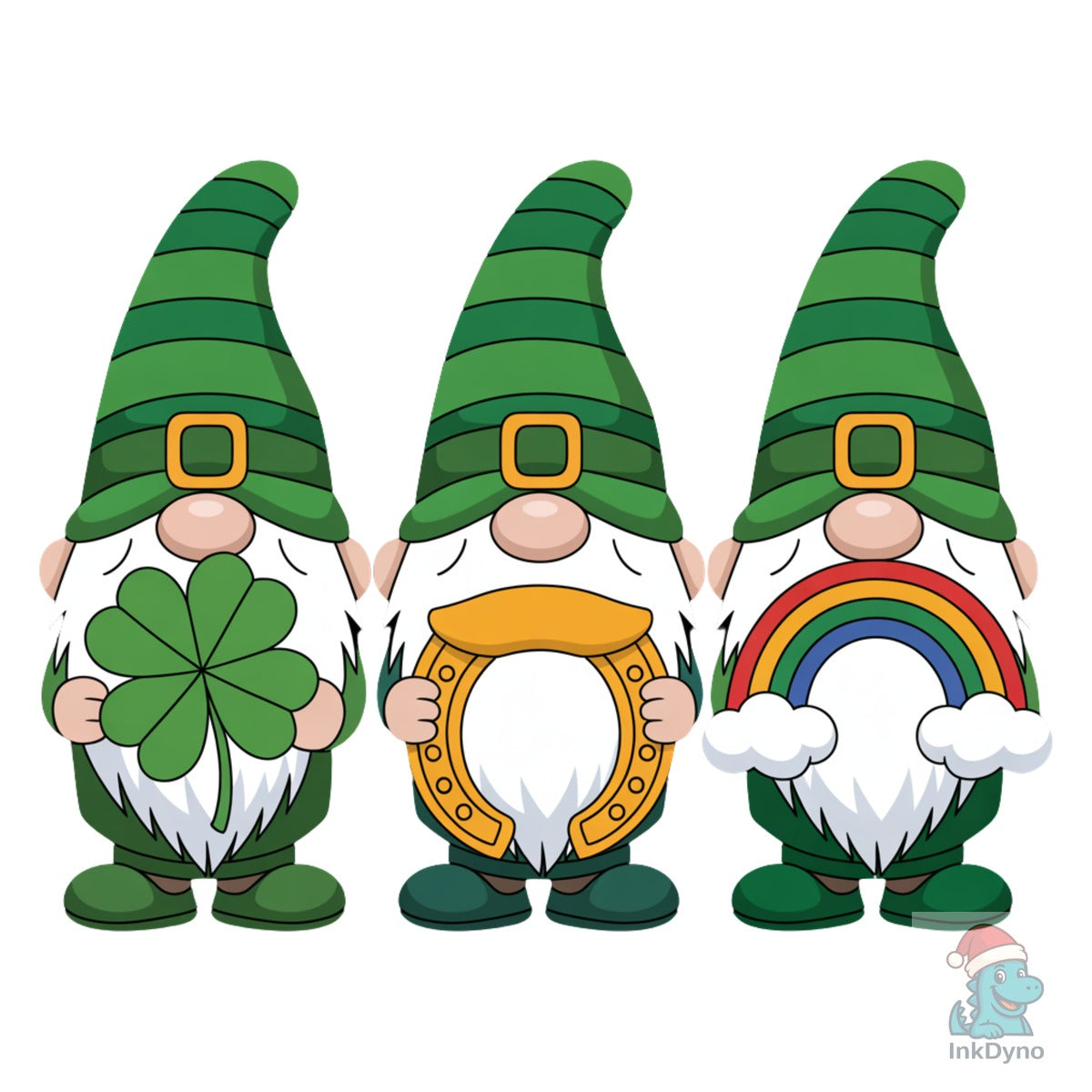 St Patrick Gnome Rainbow Gnome