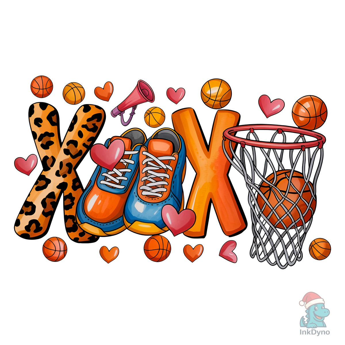 Basketball Valentines Day Xoxo