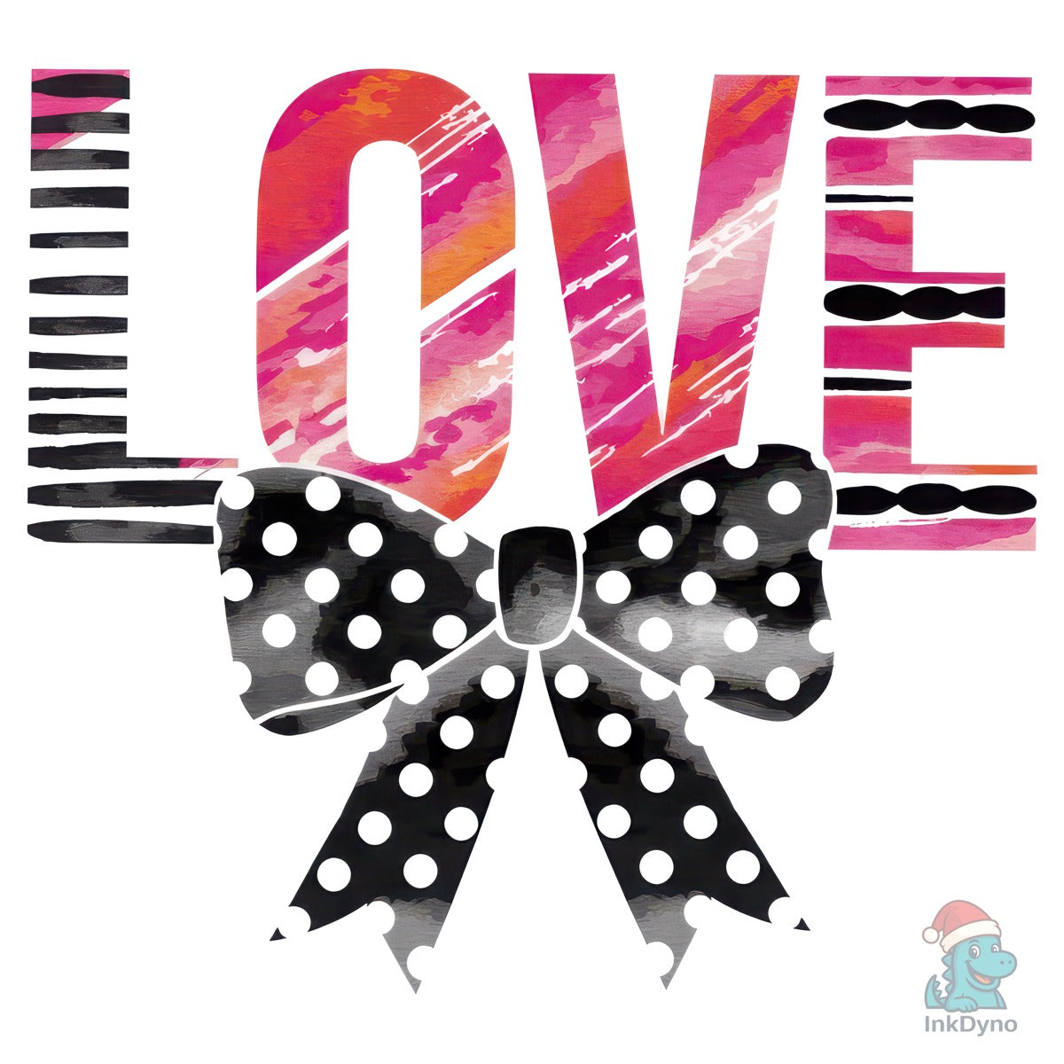 Love Polka Dot Coquette Bow