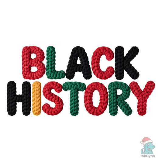 Yarn Crochet Black History - DTF Transfer