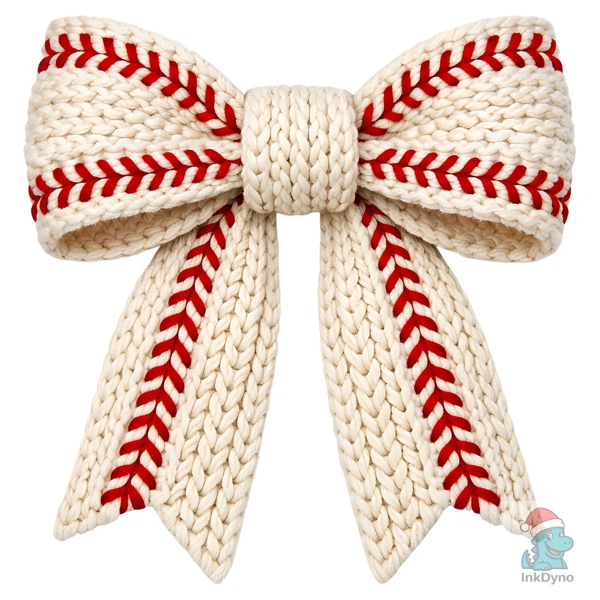 Cozy Knitted Bow Decoration