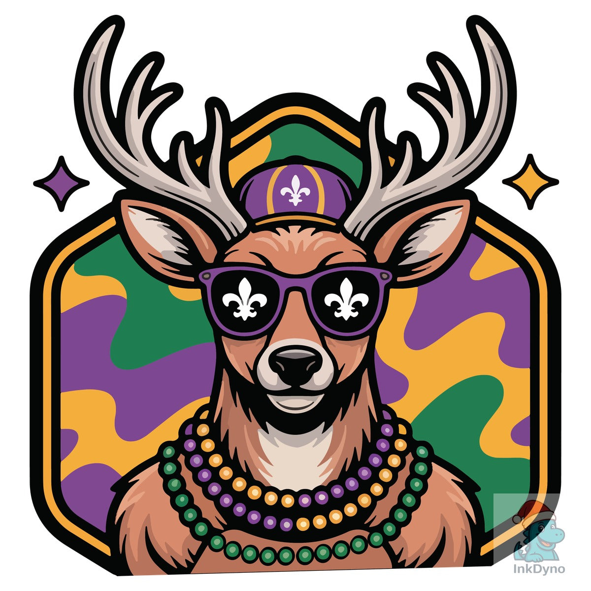 Mardi Gras Funny Deer Hunting