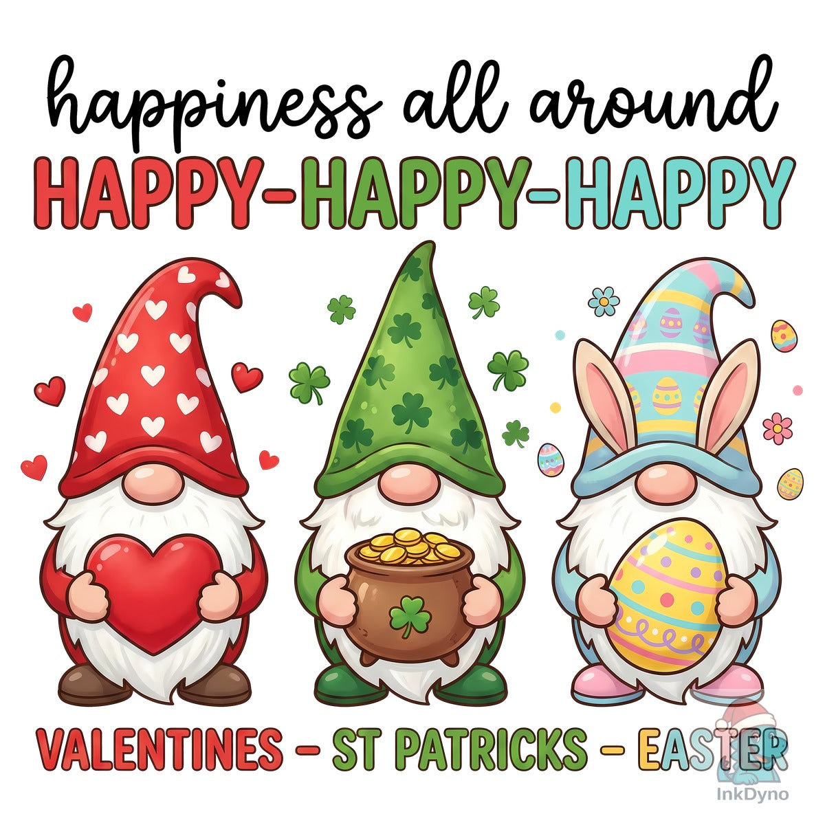 Valentine's St Patrick's Eater Gnome
