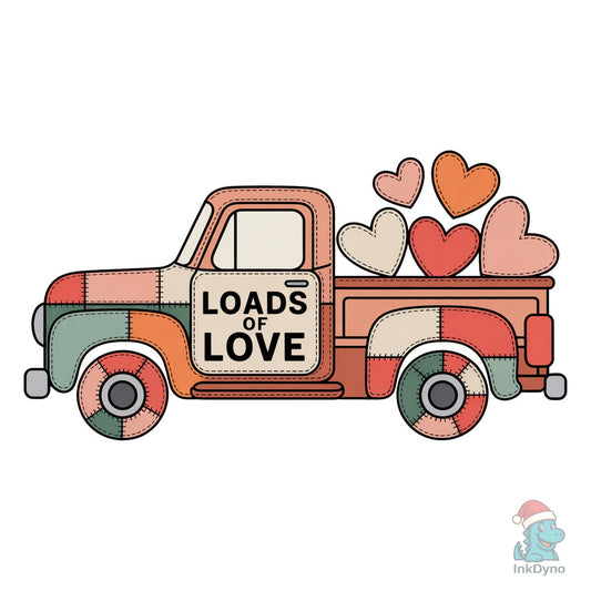 Loads of Love - Retro Valentine's Day Su - DTF Transfer