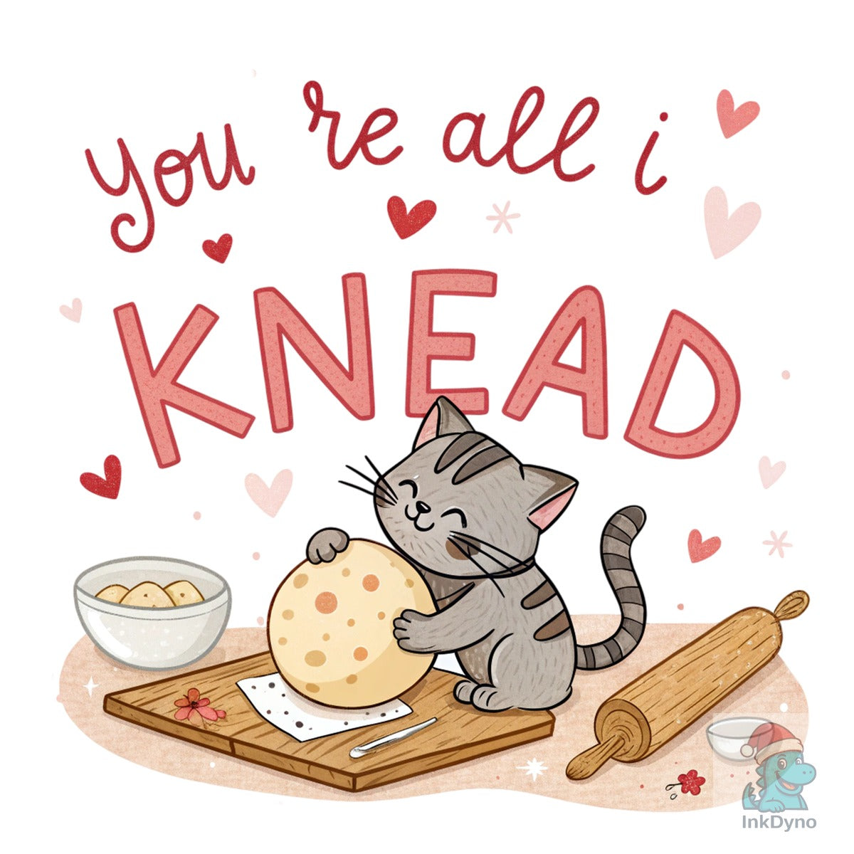 Vintage Valentine's Day Cat