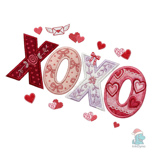 XOXO Valentine Day Love Art Tshirt D - DTF Transfer