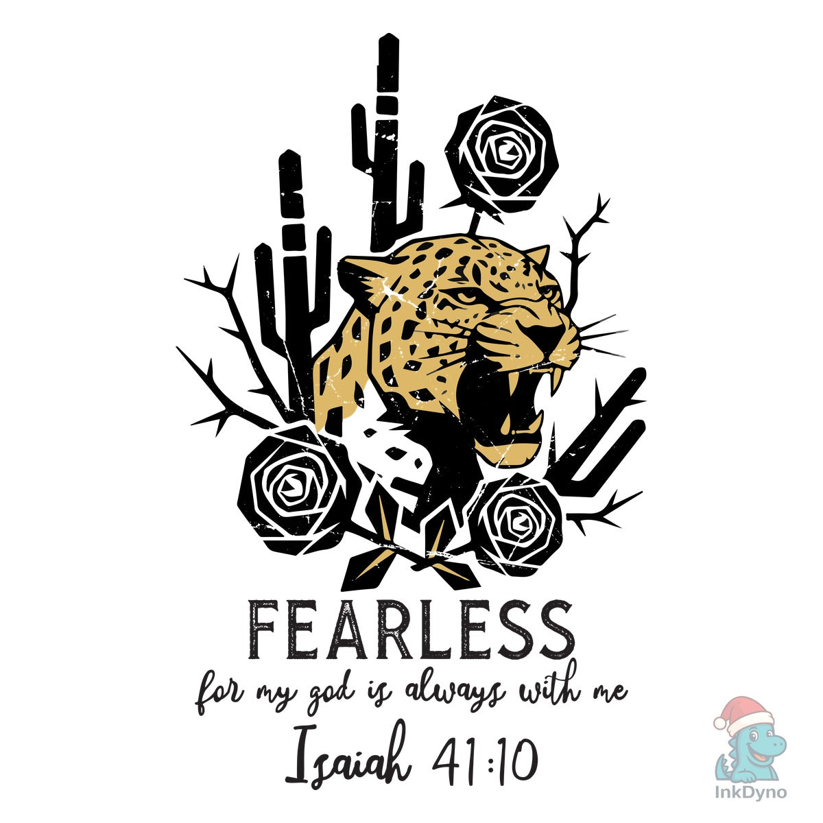 Fearless Leopard Bible Verse &
