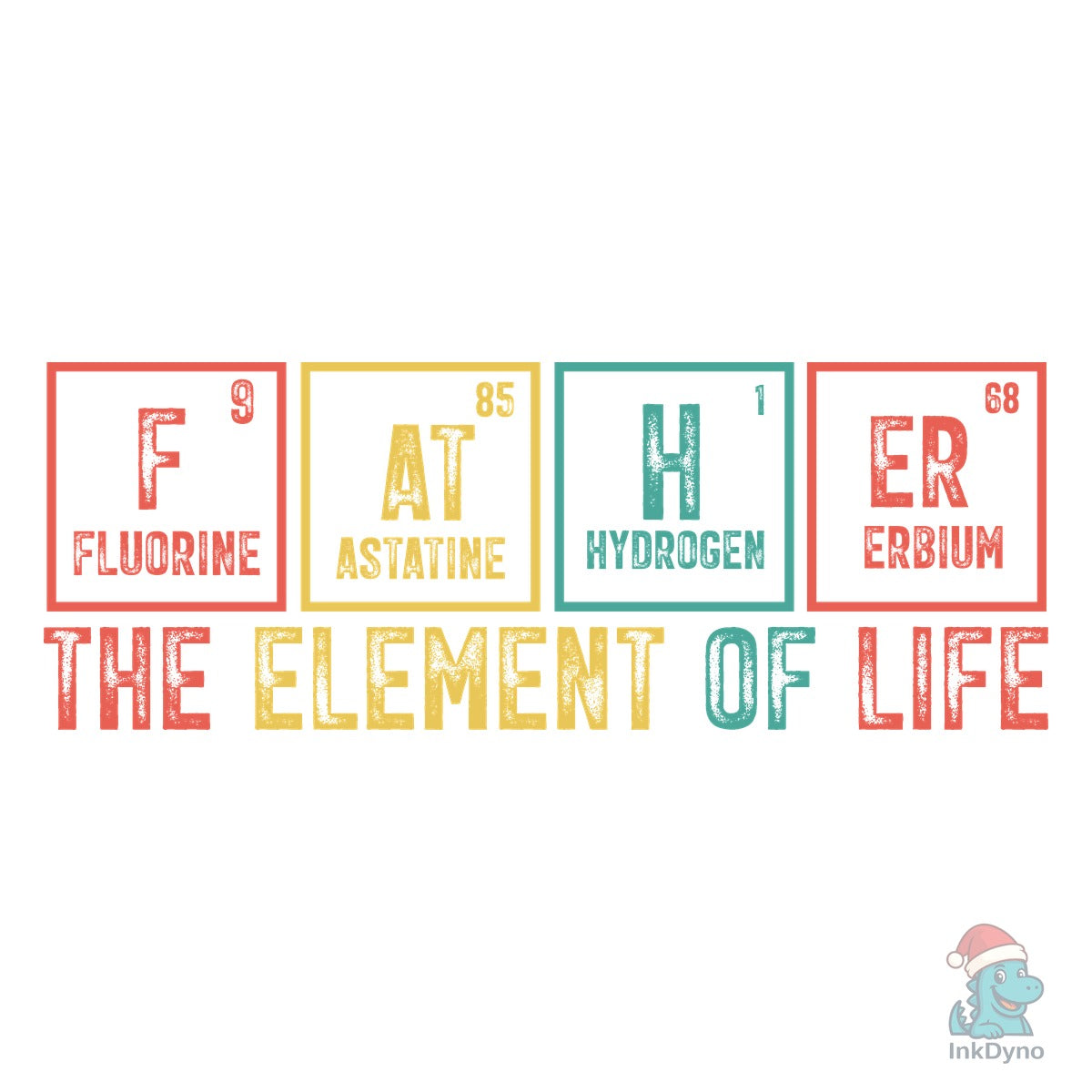 Father Funny Periodic Table Dad Shirt P