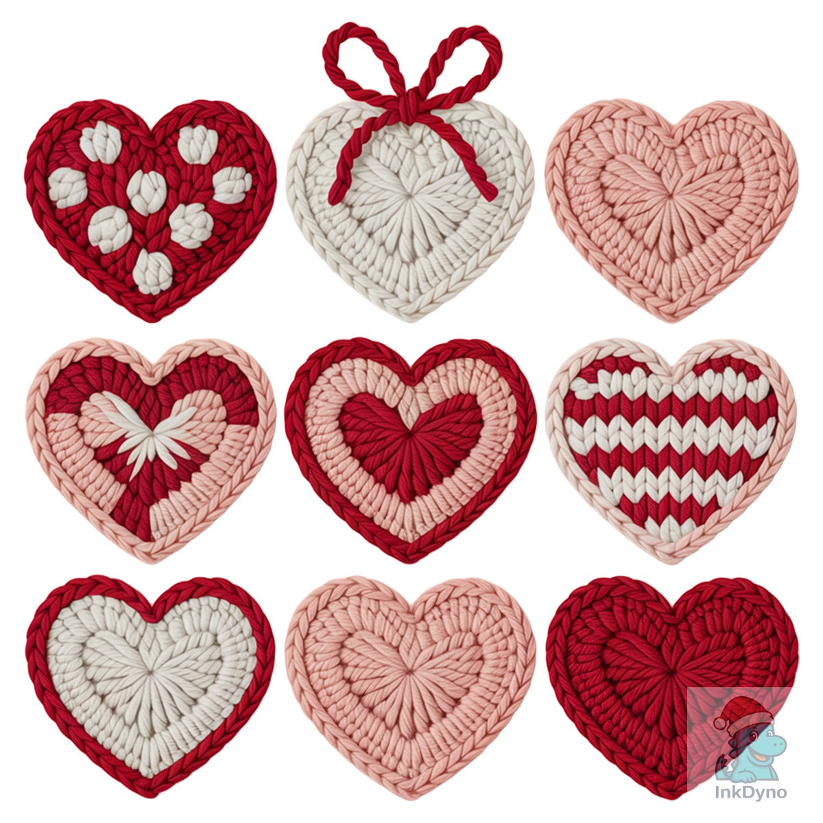 Faux Yarn Valentines Day Sublimation