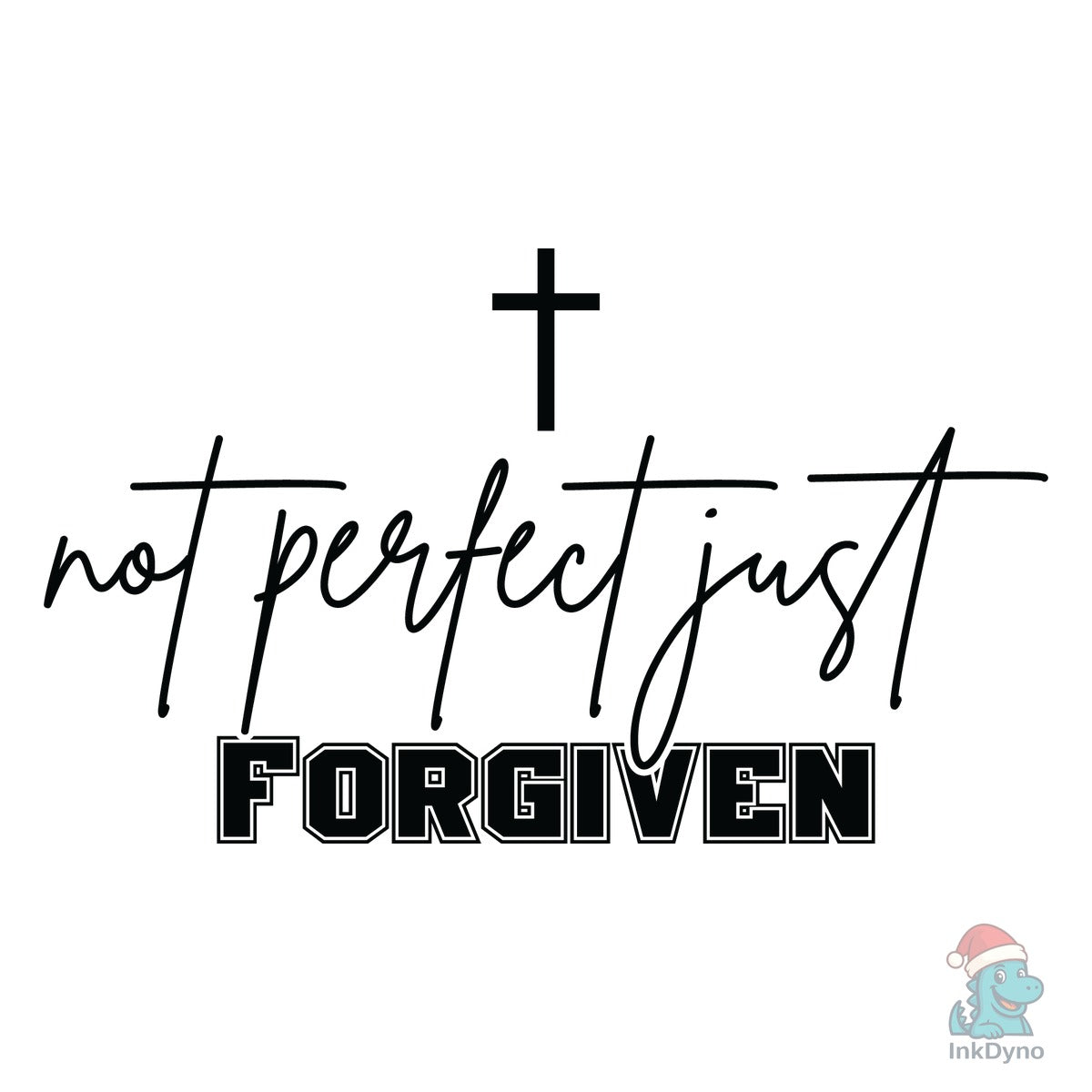 Not Perfect Just Forgiven Shirt Jesus