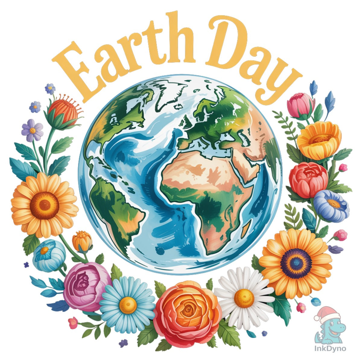 Earth Day Floral Globe