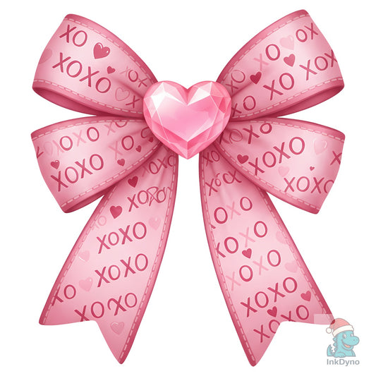 XOXO Love Ribbon for Valentine - DTF Transfer