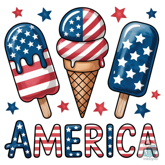 America T-shirt Design - DTF Transfer