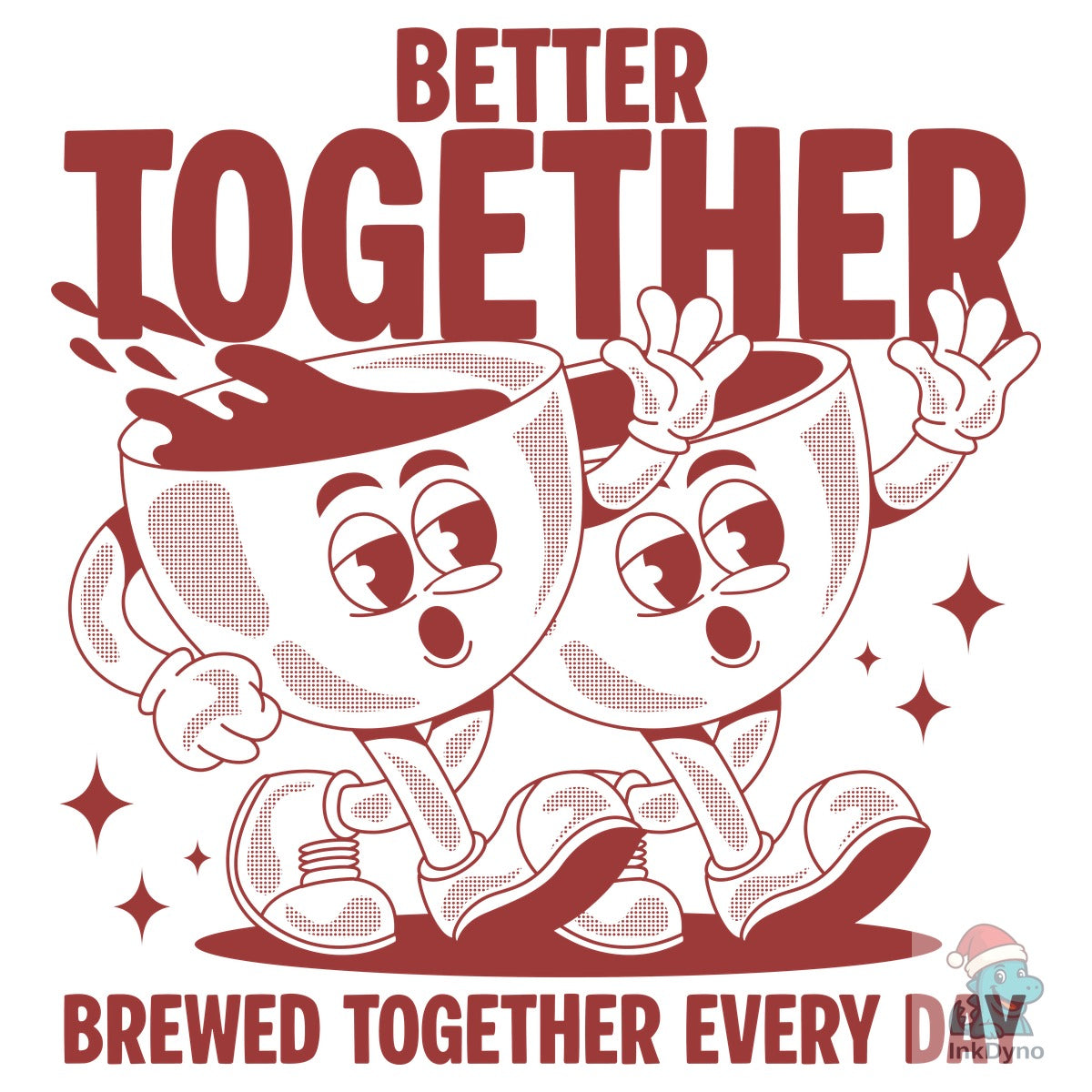 Retro Coffee Character