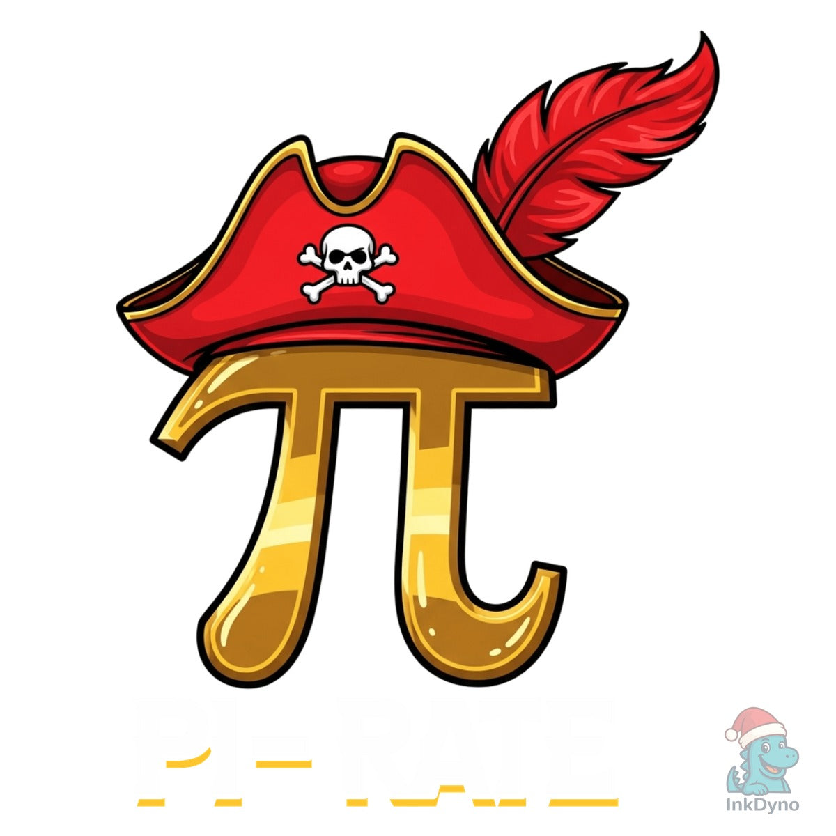 Funny Pirate Cap Pi Math Design