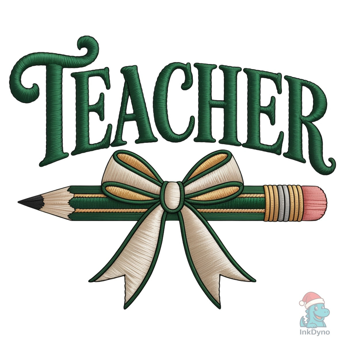 Knitted Coquette Pencil Bow Teacher