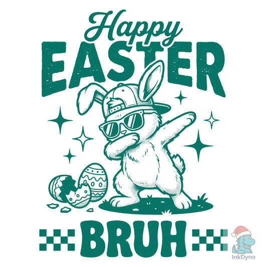 Happy Easter Bruh Retro Easter - DTF Transfer