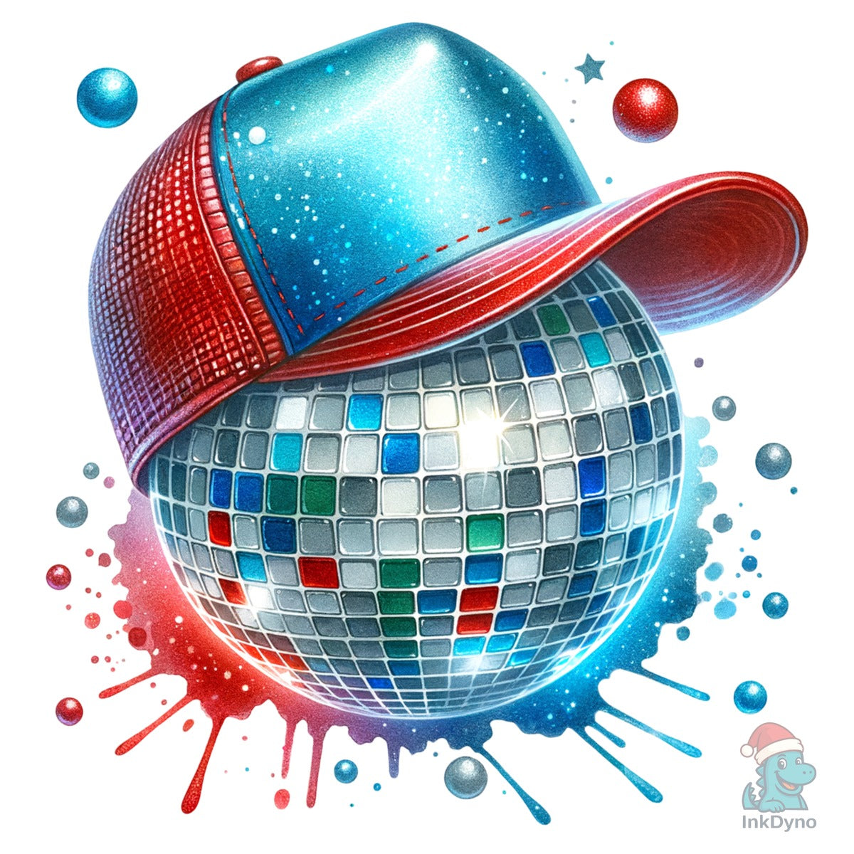 Baseball Mascot Disco Ball