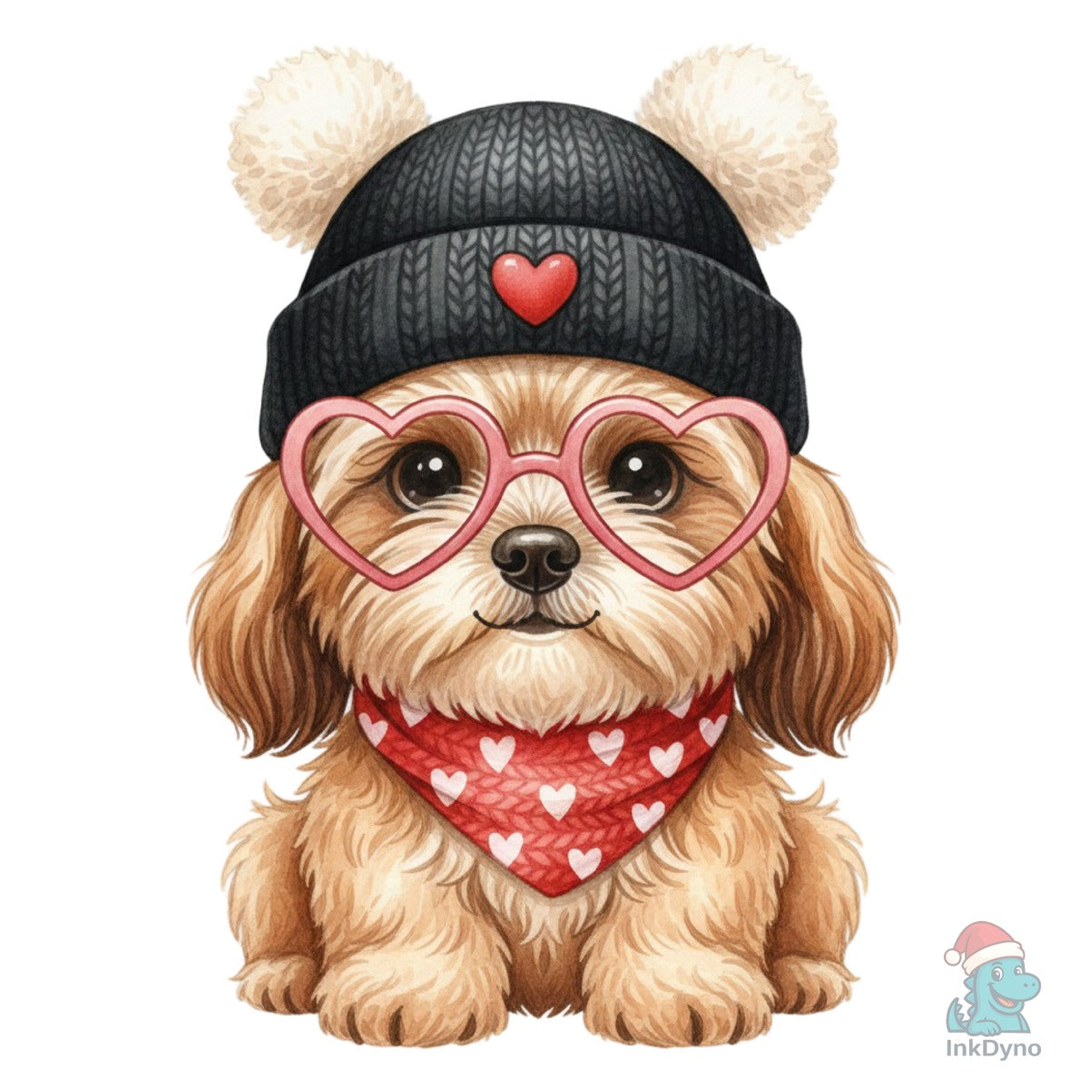 Cute Valentine Dog