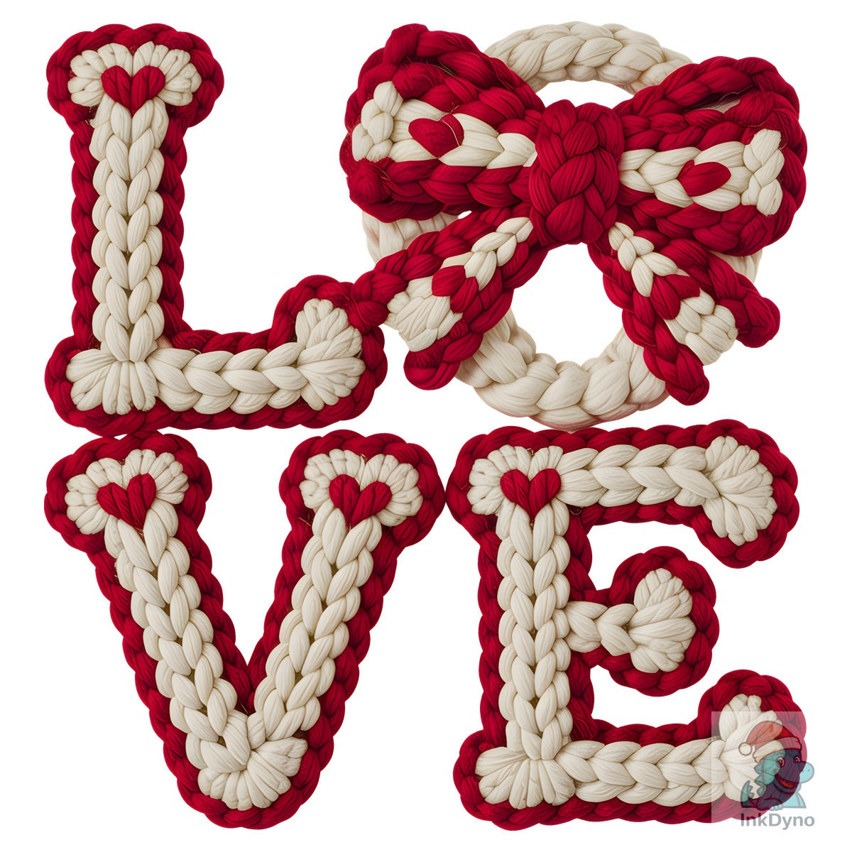 Love Embroidery Sublimation Design