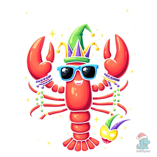It's Mardi Gras Bruh Lobster - DTF Transfer