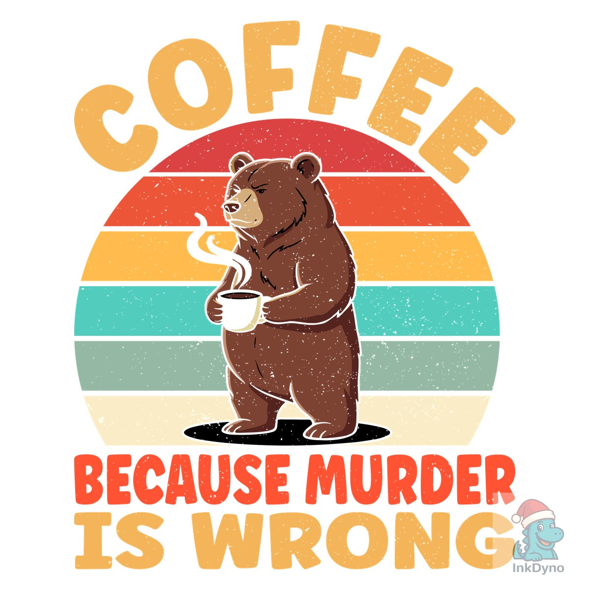 Funny Coffee Bear