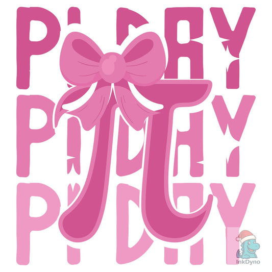 Pink Pi Symbol Pretty Pi Day Cute Math - DTF Transfer