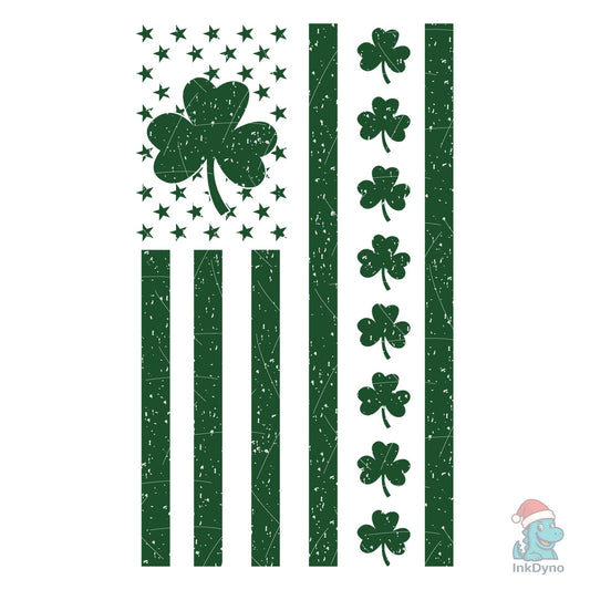 St Patrick's Day Flag Design - DTF Transfer