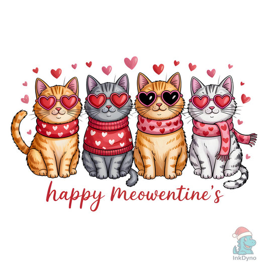 Valentine Cat Valentine - DTF Transfer