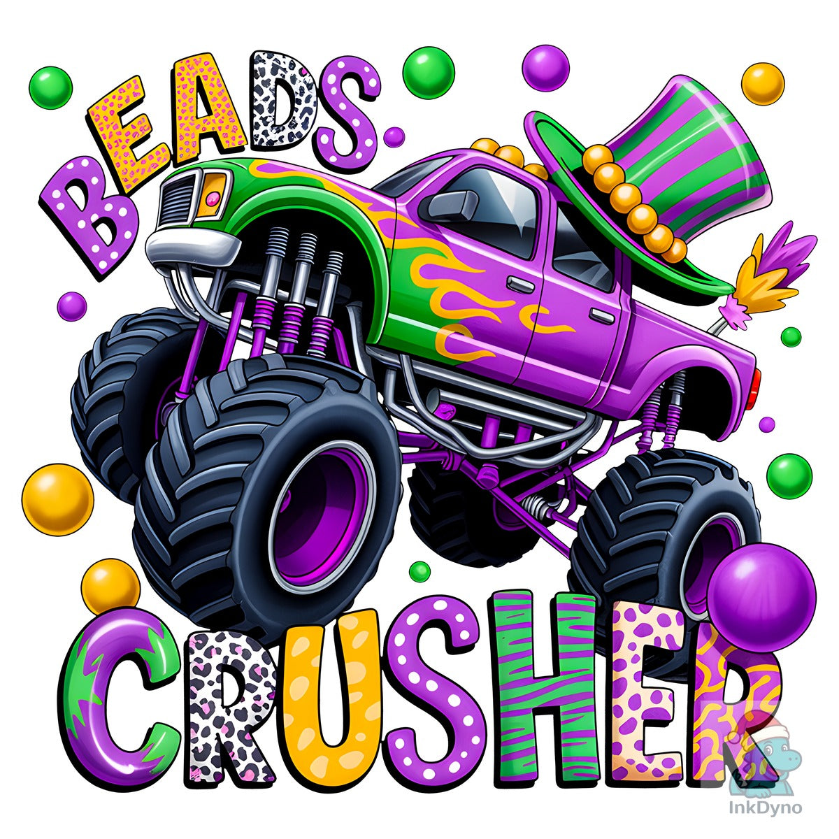 Mardi Gras Monster Truck