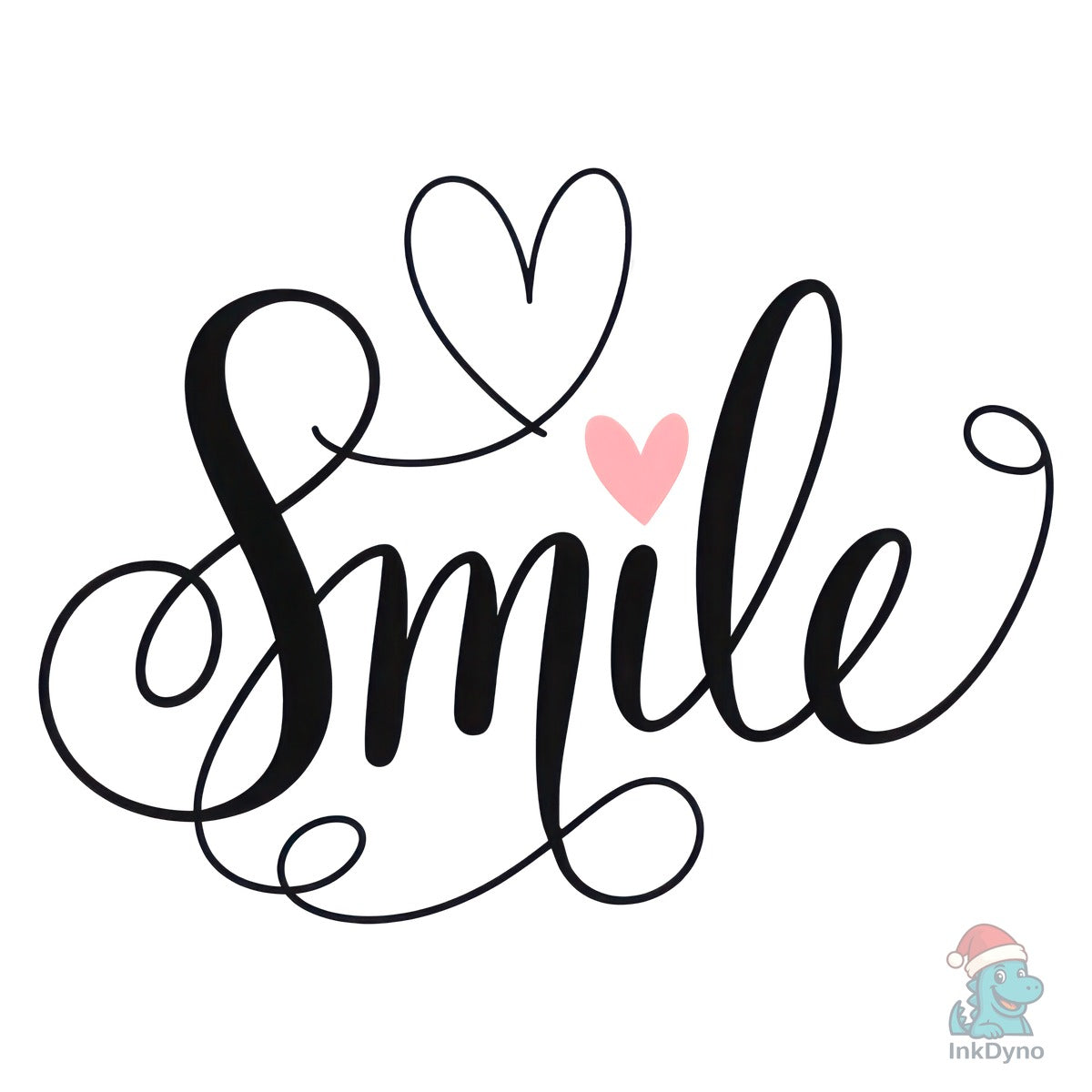 Retro Smile Pink Heart