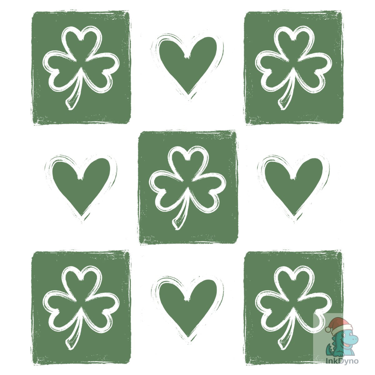 St Patrick's Shamrock and Heart