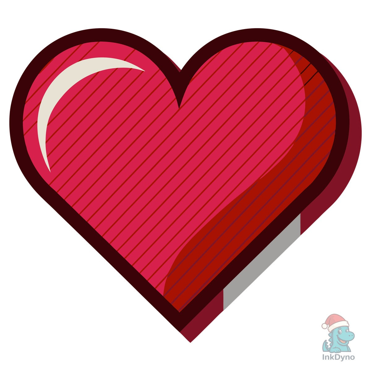 Retro Valentines Heart Valentine's Day