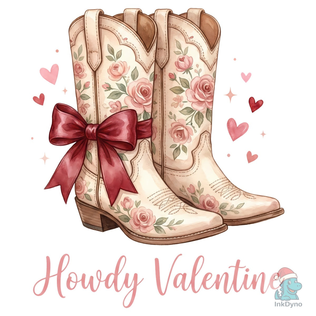 Howdy Valentine Cowgirl Boots