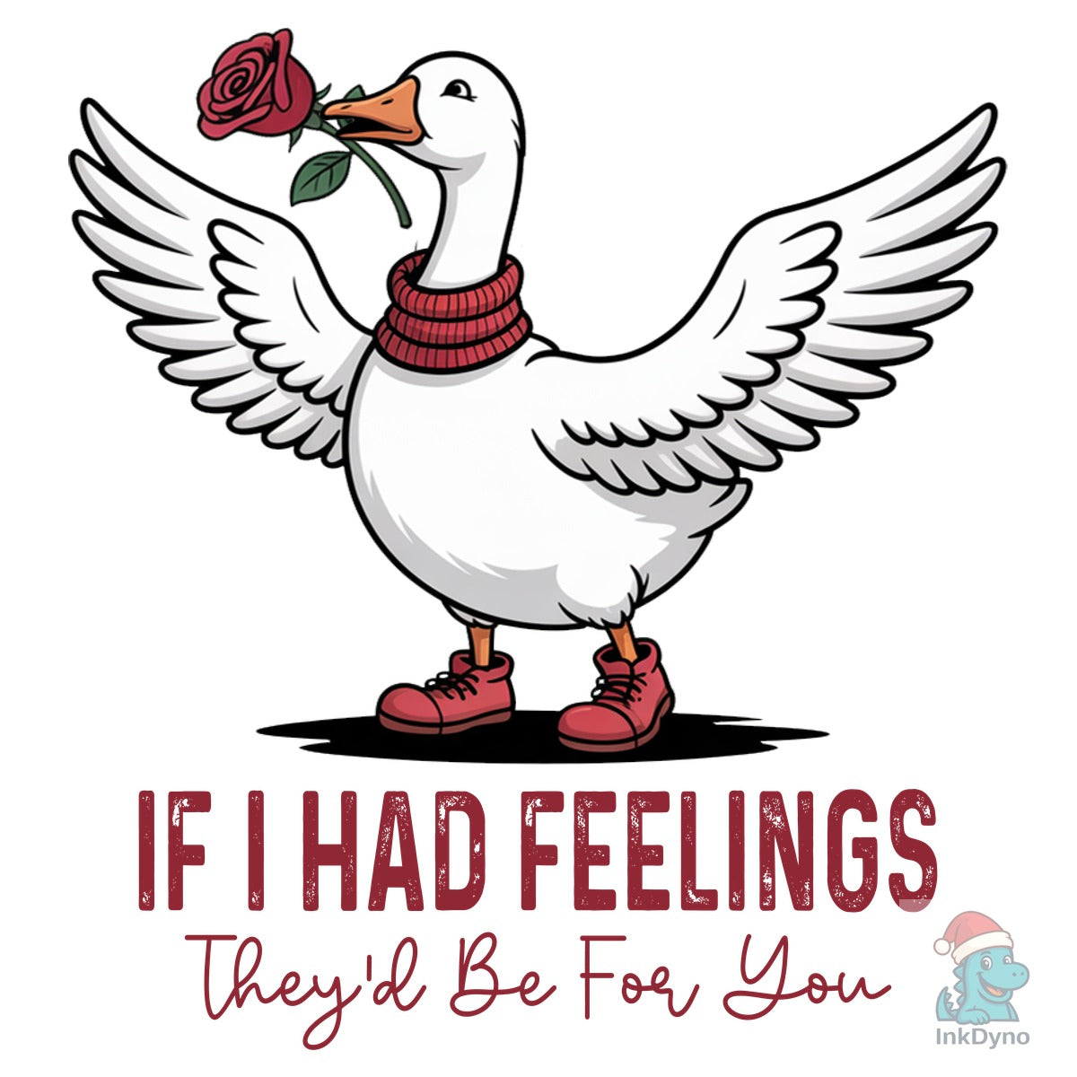 Funny Anti Valentine's Day Goose