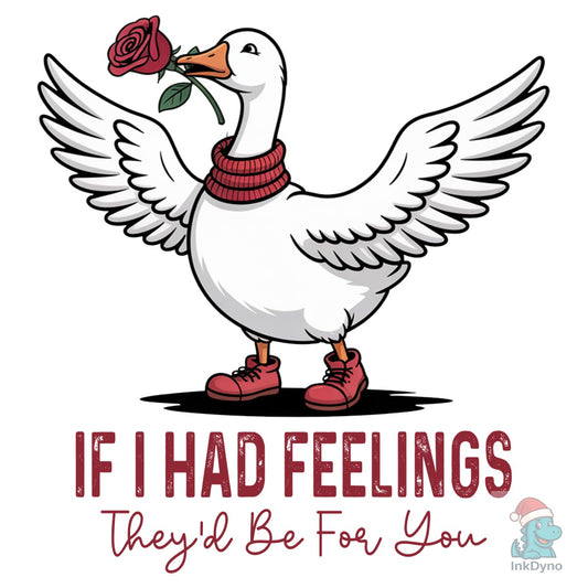 Funny Anti Valentine's Day Goose - DTF Transfer