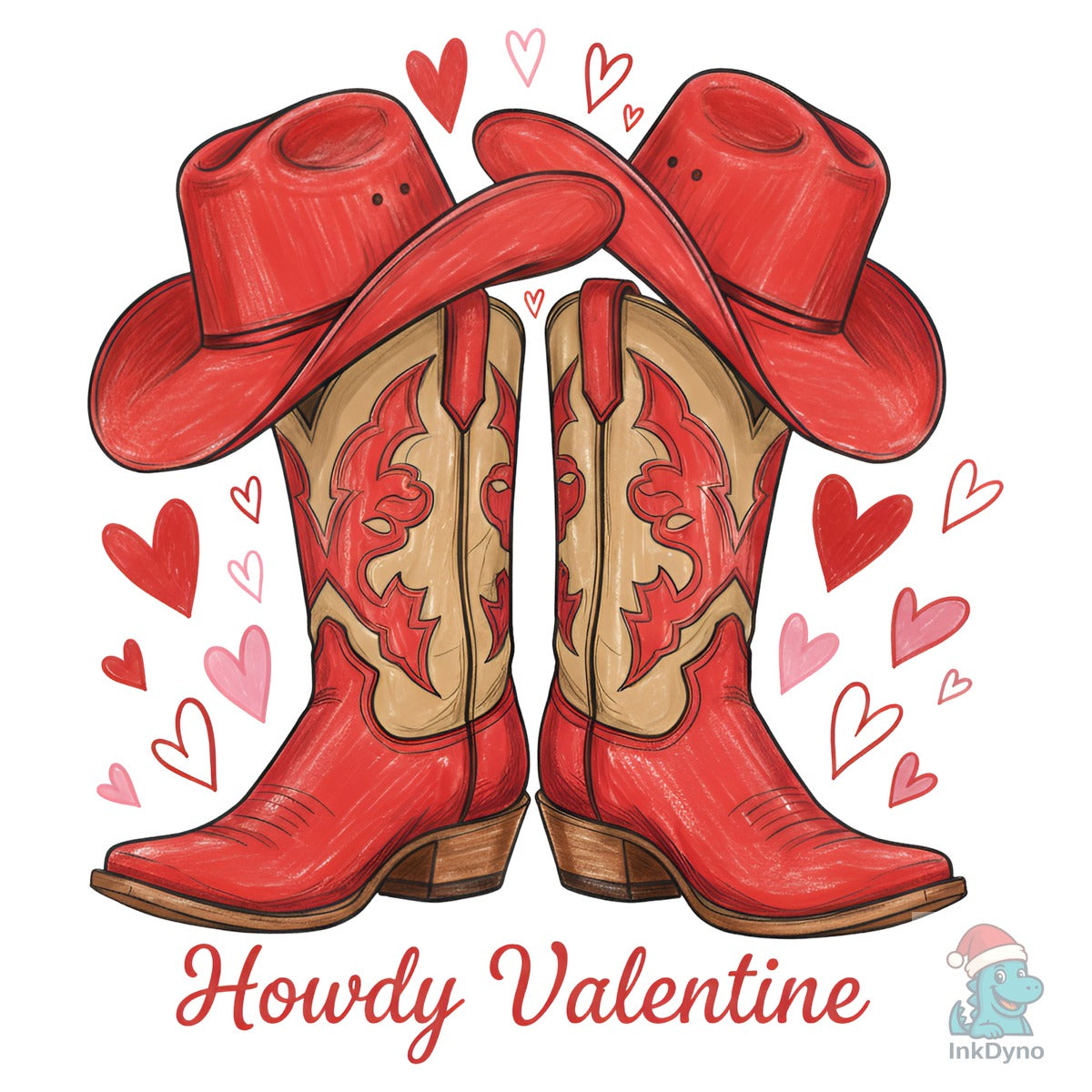 Western Howdy Valentine Sublimation