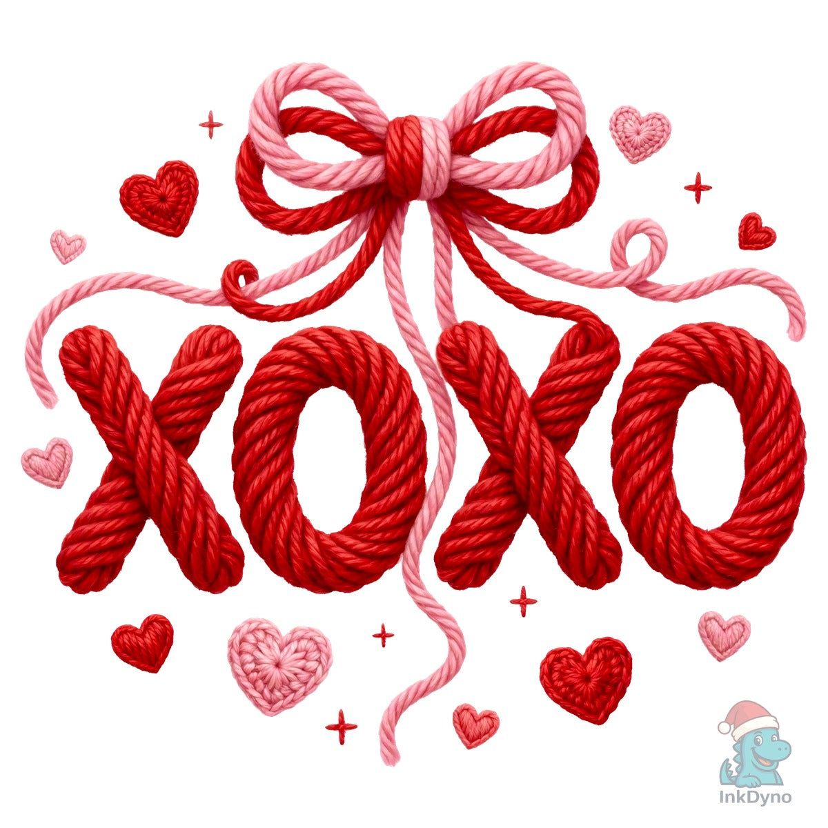 Yarn XOXO Valentine Love Knitted