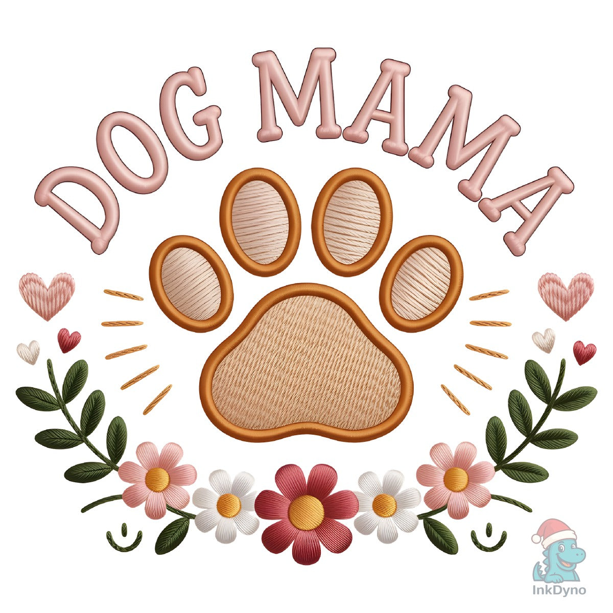 Dog Mama Sublimation Design Paw Su
