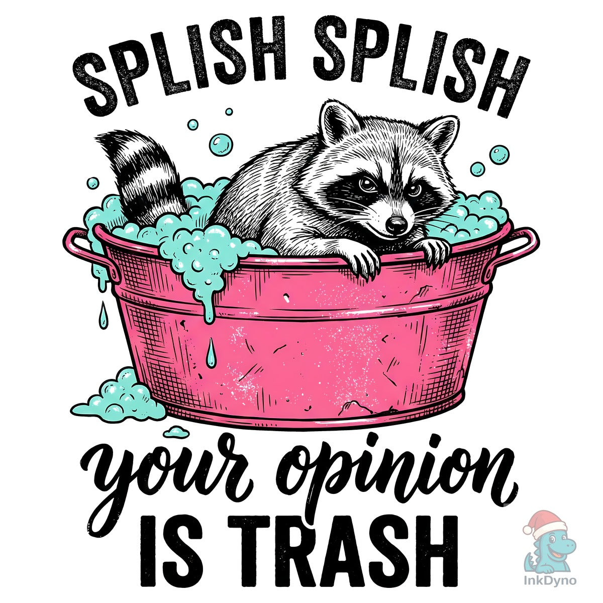 Raccoon Opinion Trash Bath