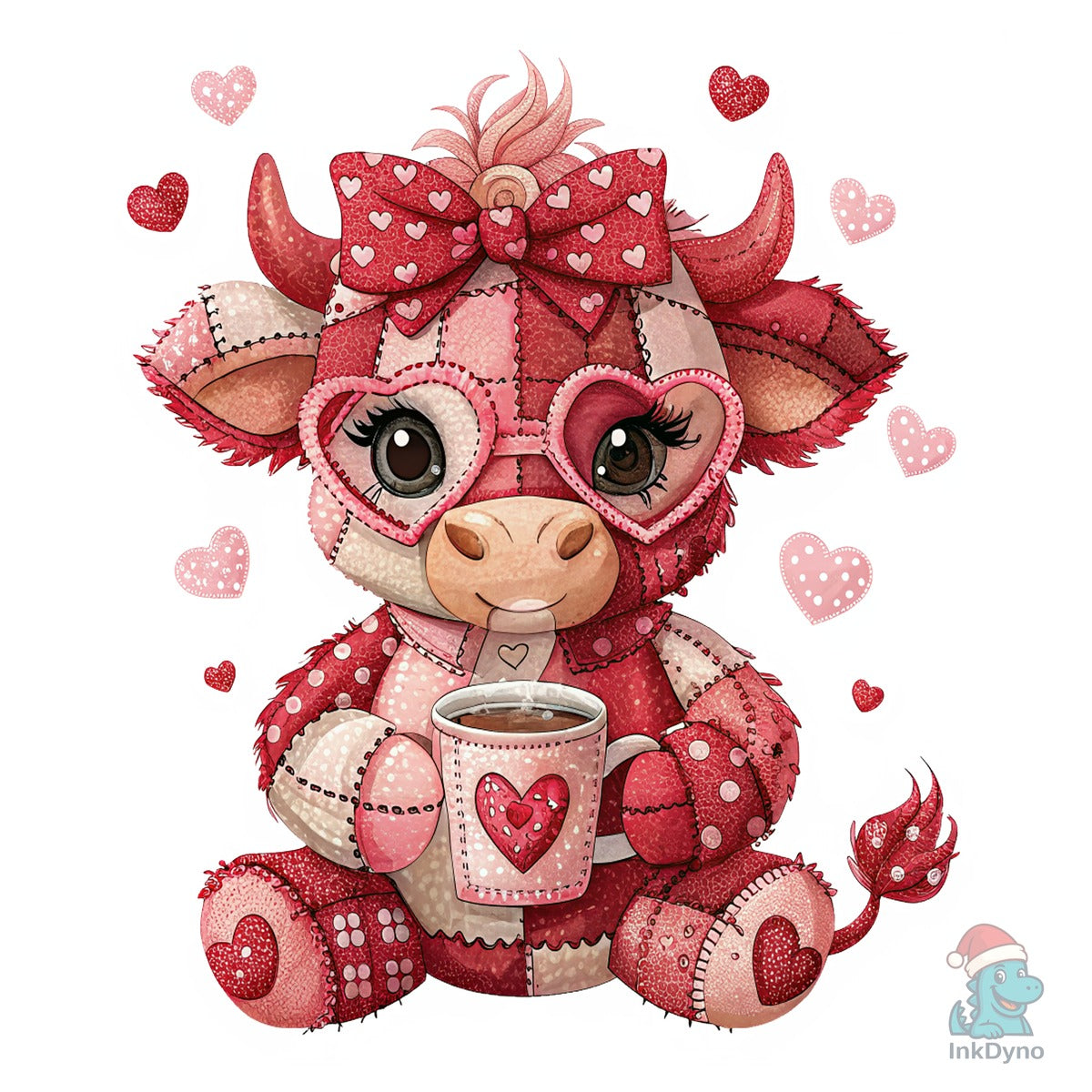 Patchwork Cow Valentine