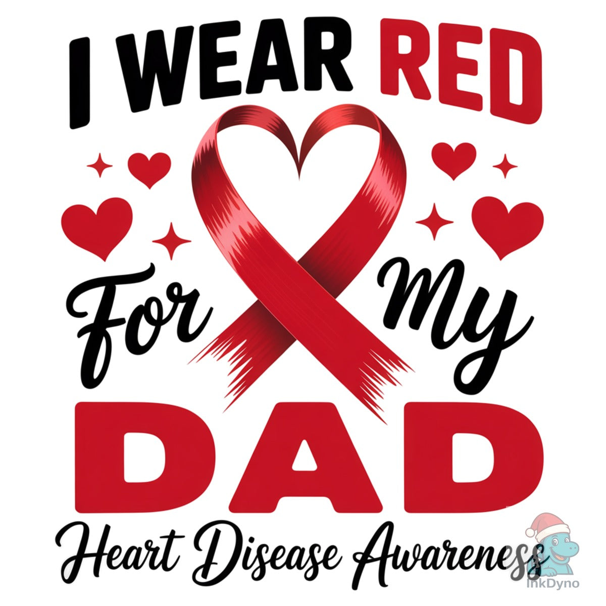 Red Dad Heart Disease Awareness