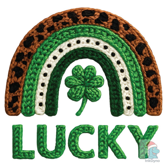 St. Patrick's Day Lucky Rainbow - DTF Transfer