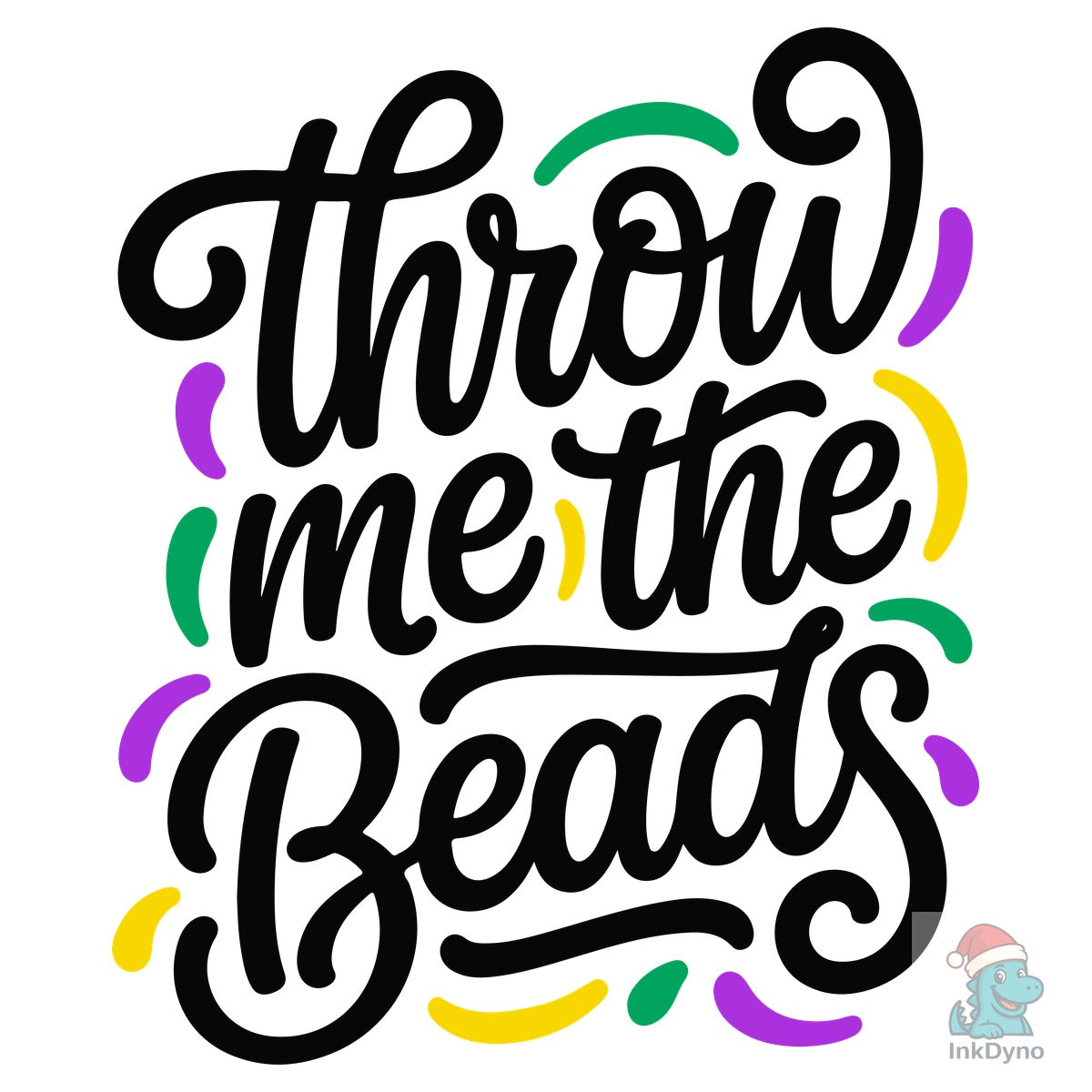 Throw Me the Beads Mardi Gras T-shirt