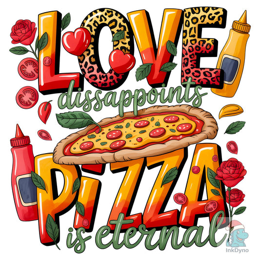 Pizza is Eternal Valentines - DTF Transfer