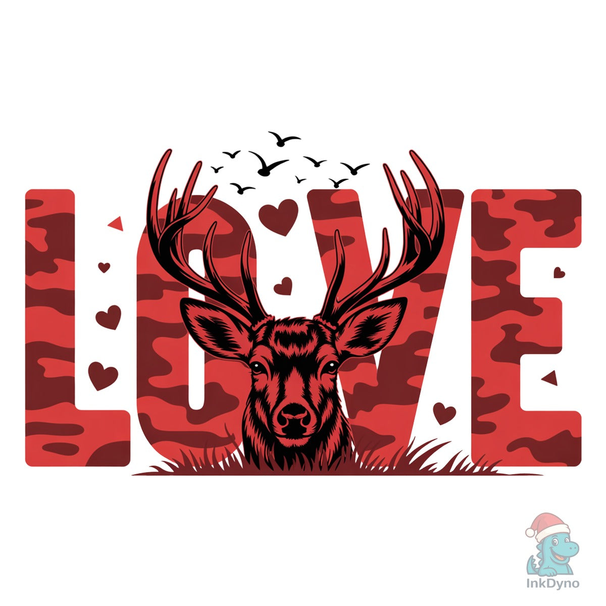 Valentine Buck Retro Hunting Camo