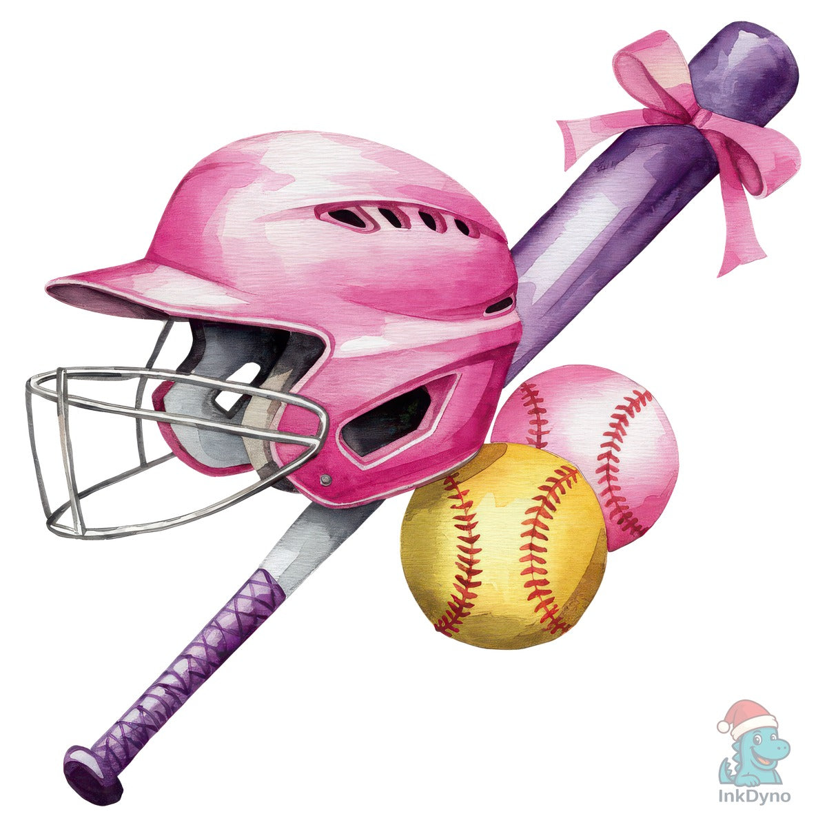 Coquette Softball Pink Helmet