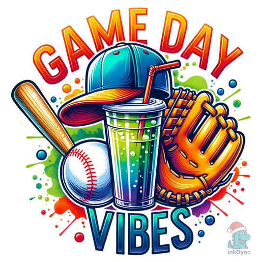 Baseball Game Day Vibes - DTF Transfer