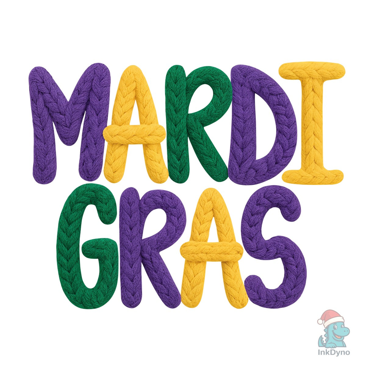 Latch Hook Mardi Gras