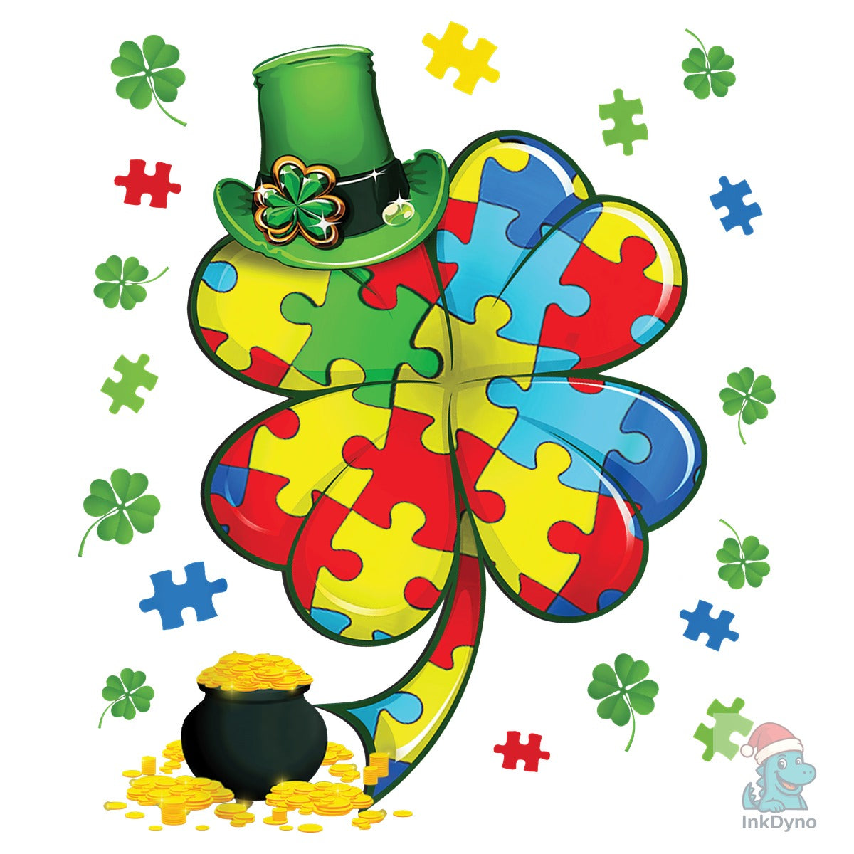 Autism Clover Leprechaun